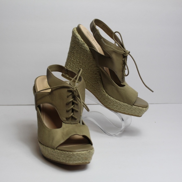 Cole Haan Nike Air Heath Wedge Sandal Espadrille - Picture 8 of 8